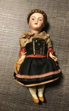 Ancienne poupée mignonette UNIS-FRANCE 16cm Miniature Porcelaine Composite