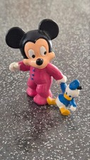 FIGURINE BEBE MICKEY ROSE AVEC