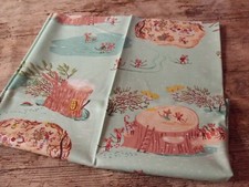 coupon tissu enfant    " Souris à la neige  "      50  X  110   cm