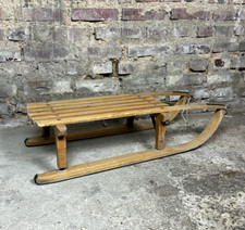 Luge en bois ancienne 1940