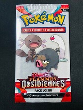 Booster Pokemon Échantillon EV03 Pack Loisir Flammes Obsidiennes Neuf Scellé