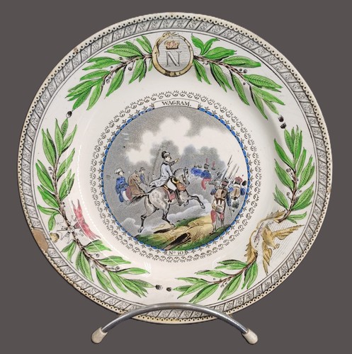 Assiette xixème faience - assiette, en