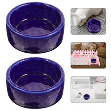  2 Pcs Bol De Nourriture En Céramique Du Hamster Pour Animaux Compagnie