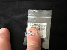 Bague solitaire coeur authentique PANDORA argent 925 taille 50 (14