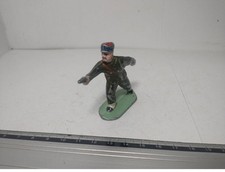 FIGURINE SOLDAT EN PLOMB ALU ANCIEN QUIRALU ? VINTAGE N°3 PISTOLET
