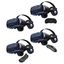 Lunettes 3D VR Casque d'écran réglable de 4,7 à 6 pouces pour Films