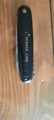 Couteau issard inox vintage - couteau,
