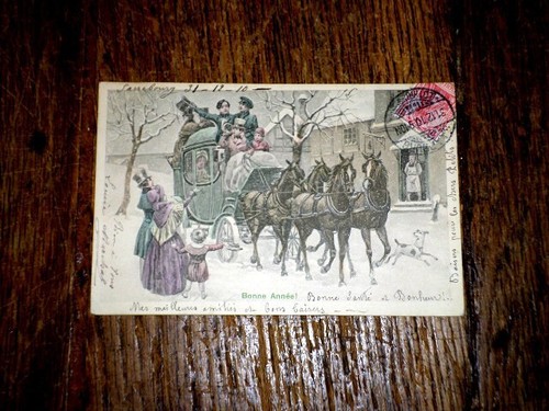Carte postale bonne - carte,