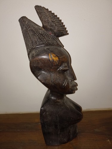 Joli buste africain bois - africain, en