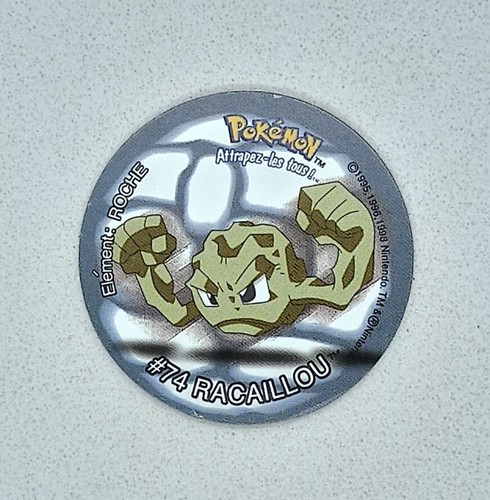 Pog pokémon racaillou - pog,