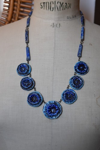 Collier vintage céramique - , du