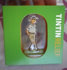 Tintin  figurine métal - au