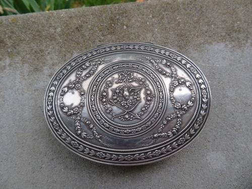 Ancienne grande boite argent - boite,