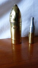 Anciens briquets essence laiton poilu polaire bouteille