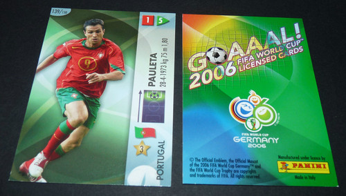 Pedro pauleta portugal panini - pedro,