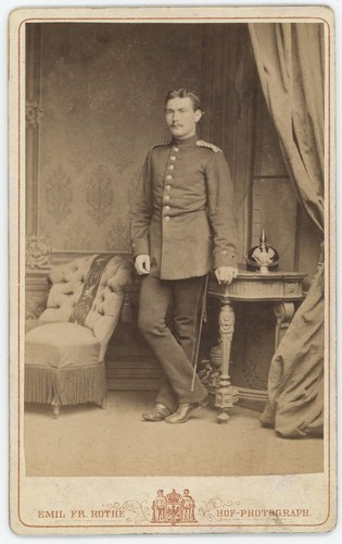 Cdv circa 1875 militaire - circa,