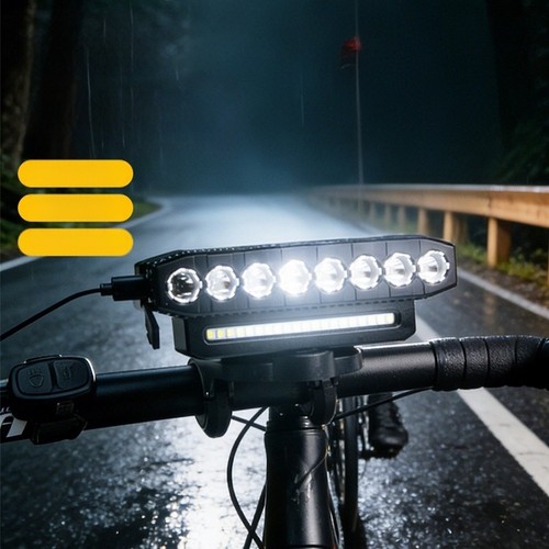 Lampe vélo rechargeable - vélo,