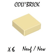 Lego 3070b - 6x Plaque Lisse