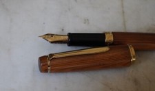 MAGNIFIQUE STYLO PLUME SAILOR 1911 BOIS PRECIEUX - PLUME EN OR MASSIF 18 CARATS