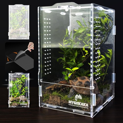 Acrylic reptile terrarium - terrarium, |
