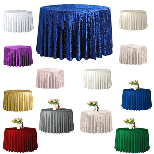Nappe ronde velours - ronde,