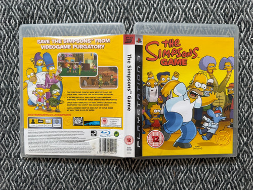 Ps3 the simpsons game region - ps3,