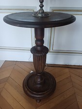 Petit guéridon pote torchère ancien de salon