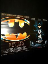 BATMAN 1 et 2 le defi ! tim burton  / LES 2 affiches cinema  µ