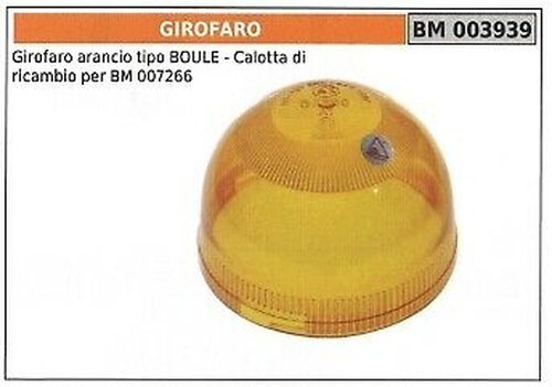Girophare orange type boule - girophare,