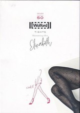 Collant WOLFORD ELISABETH coloris Navy Opal. Taille M. Fashion tights.