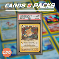 Carte Pokemon Raichu obscur 83/82 Team Rocket Edition 1 Secrète PSA ???