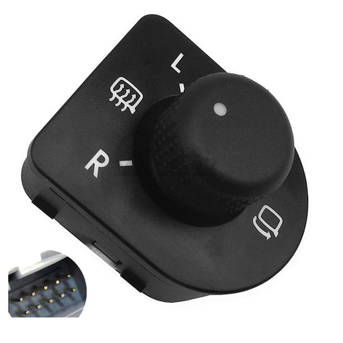 Bouton réglage rétroviseur - bouton,