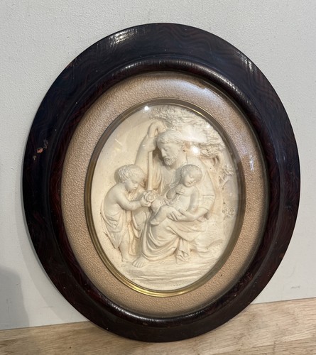 Reliquaire sculpture calcaire - reliquaire,
