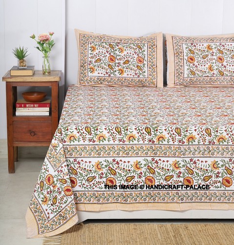 Drap lit indien avec - drap,
