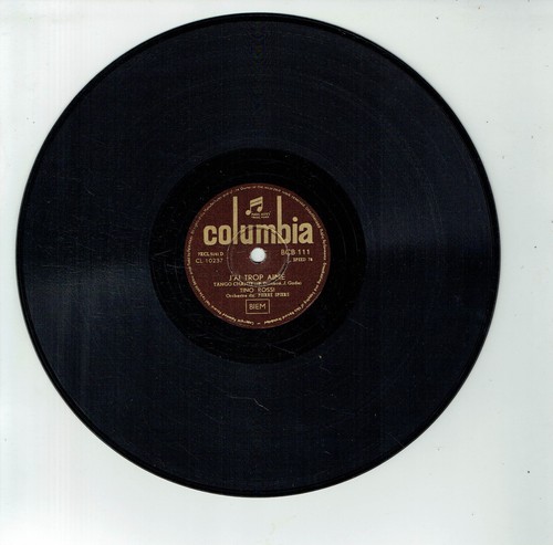 78t 25cm tino rossi - 78t,