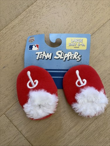 Baseball infant baby booties - baseball,