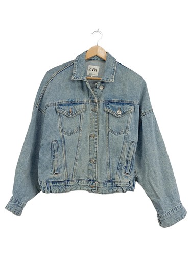 Zara veste jean - femme, bleu