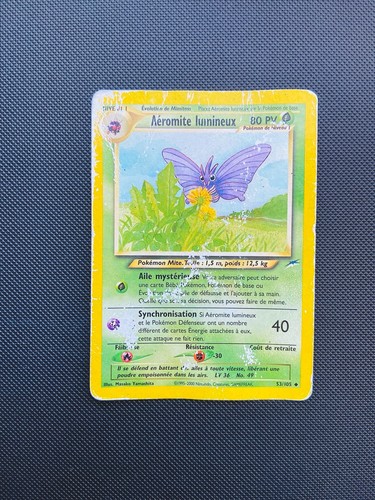 Carte pokémon aéromite - carte,