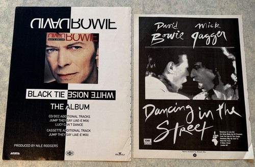 David bowie ads pubs - bowie, x2