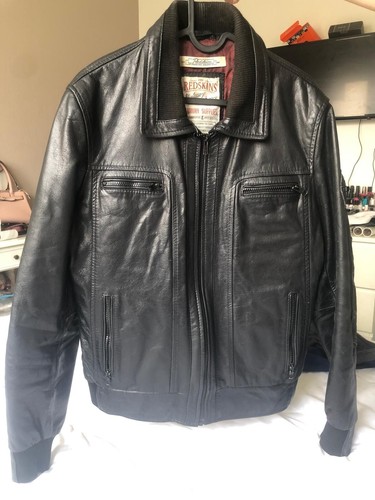 Veste cuir redskins m - en,