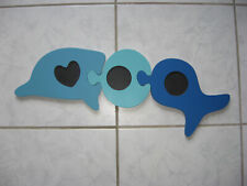 cadre support photos decoration enfant poisson chambre salle de bain