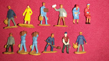 12 personnages maquette ferroviaire ou routier /  train - voitures / 9 STARLUX