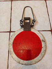 Lot 2 objets SNCF : 1 Plaque