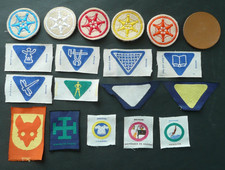 Lot de 19 INSIGNES de SCOUTS