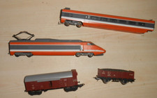 lot Train TGV orange locomotive   HO LIMA   (made in Italy)