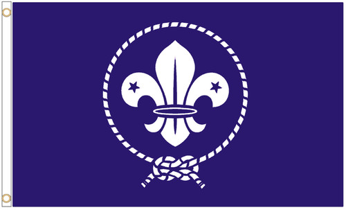 Drapeau polyester bleu