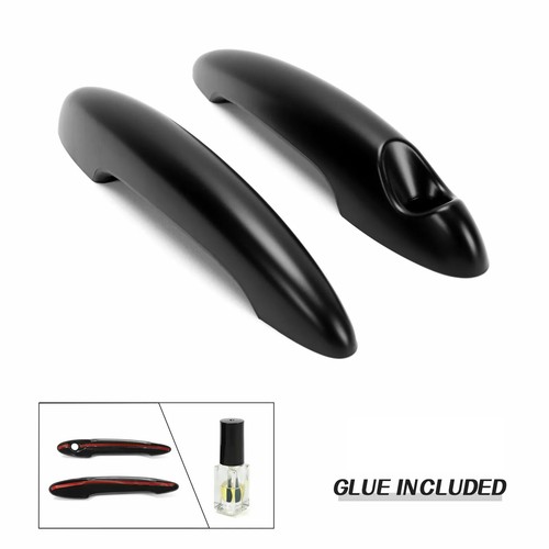 Pair door handle covers matte - door,
