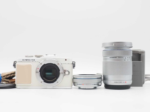 Objectif olympus pl7 - e-pl7, white