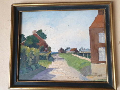 Tableau ancien huile sur - tableau,
