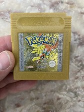 Jeux Nintendo Game boy POKEMON Version OR Original Étiquette Abîmée 2001